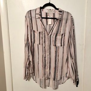 Anthropologie Cloth & Stone Button Down Shirt